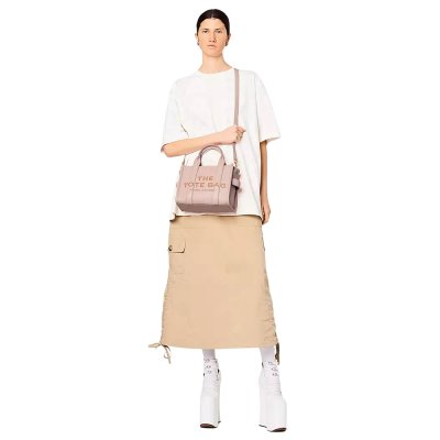 THE LEATHER SMALL TOTE BAG